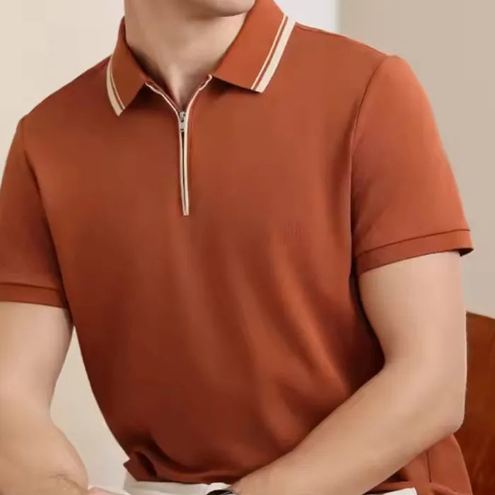 Polo in Maglia Marco Zip Uomo®