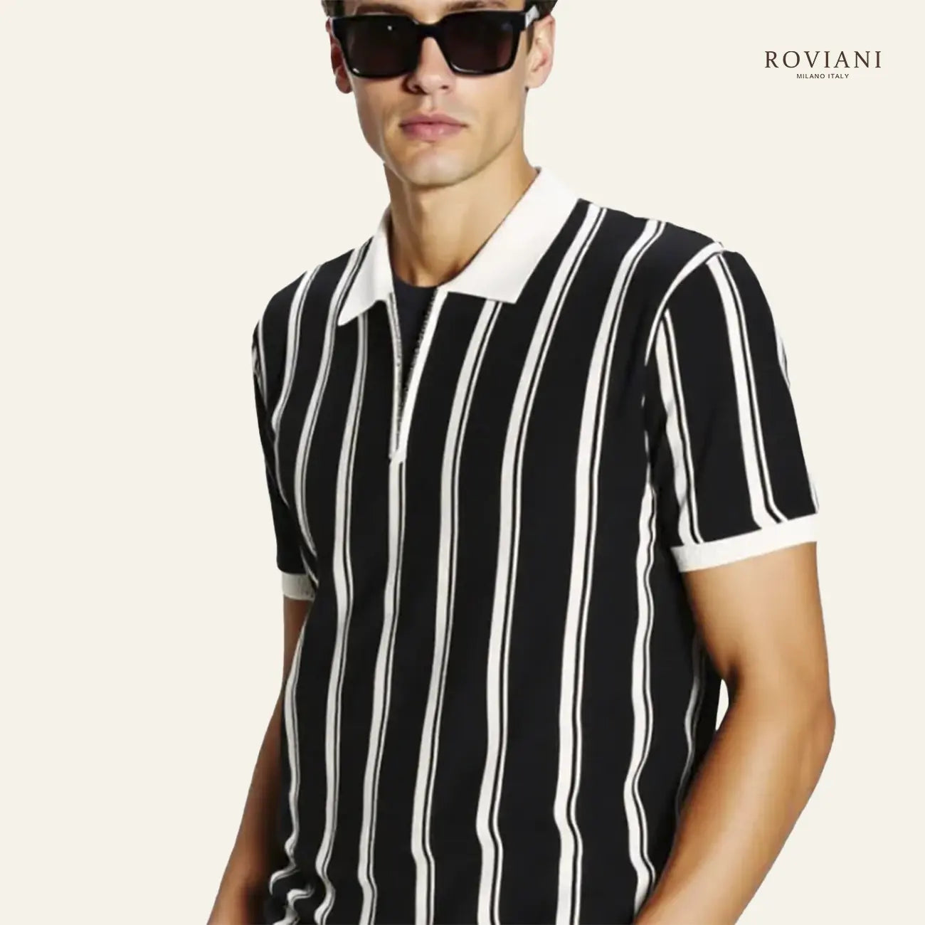 Polo in Maglia Modena Half-Zip®