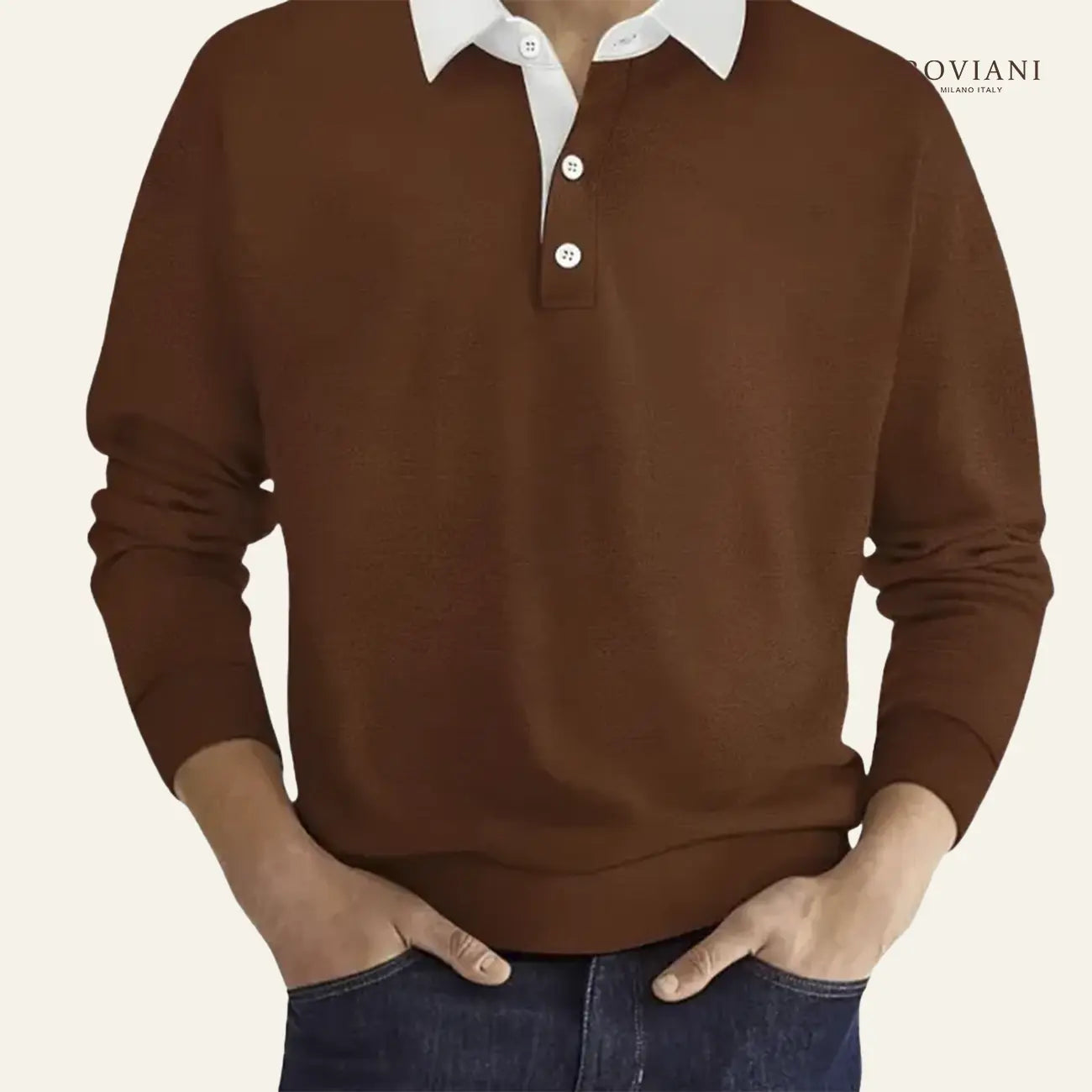 Maglia Waffle a Maniche Lunghe da Uomo®